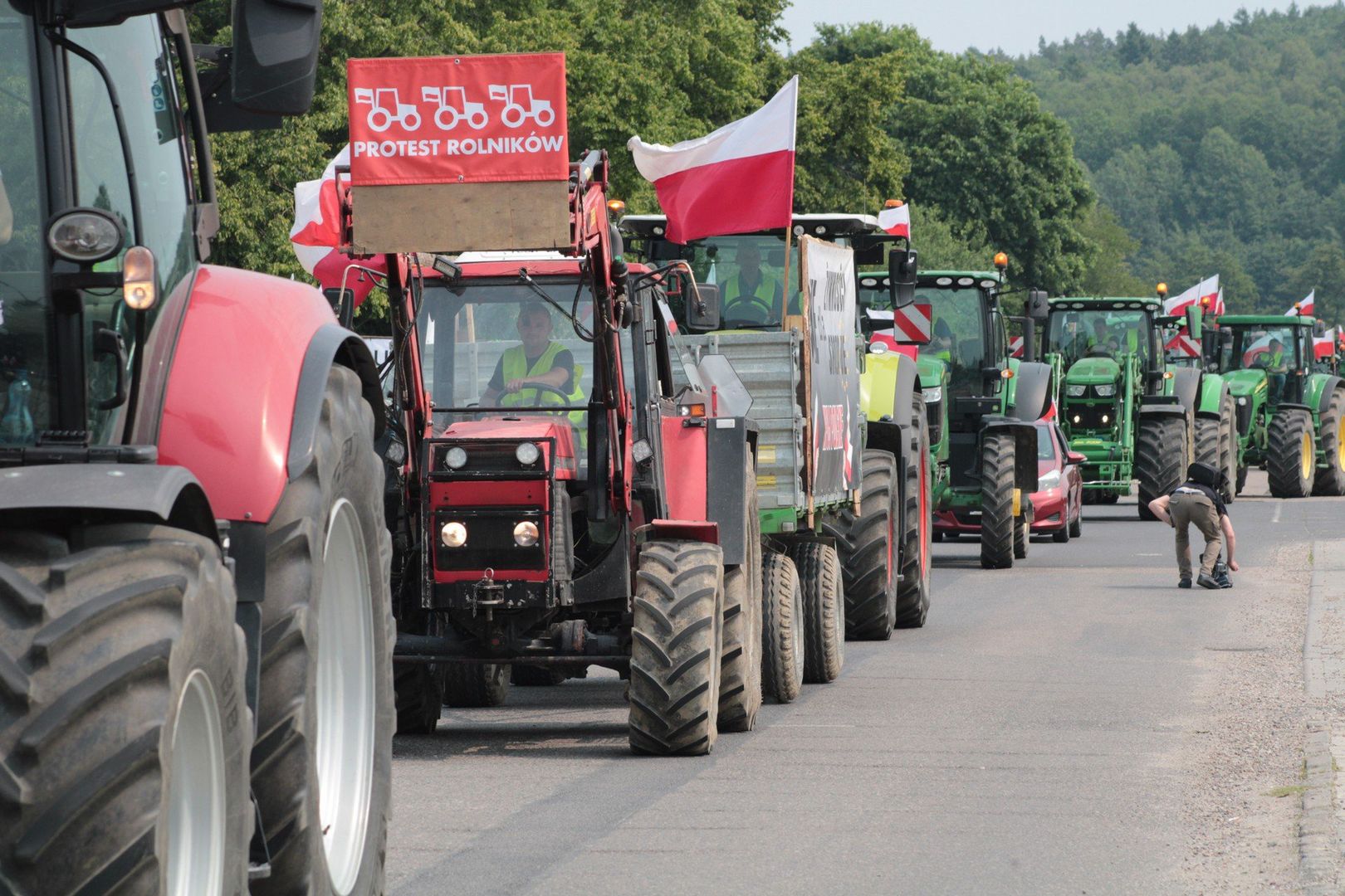 PROTEST ROLNIKOW W KOSZALINIE