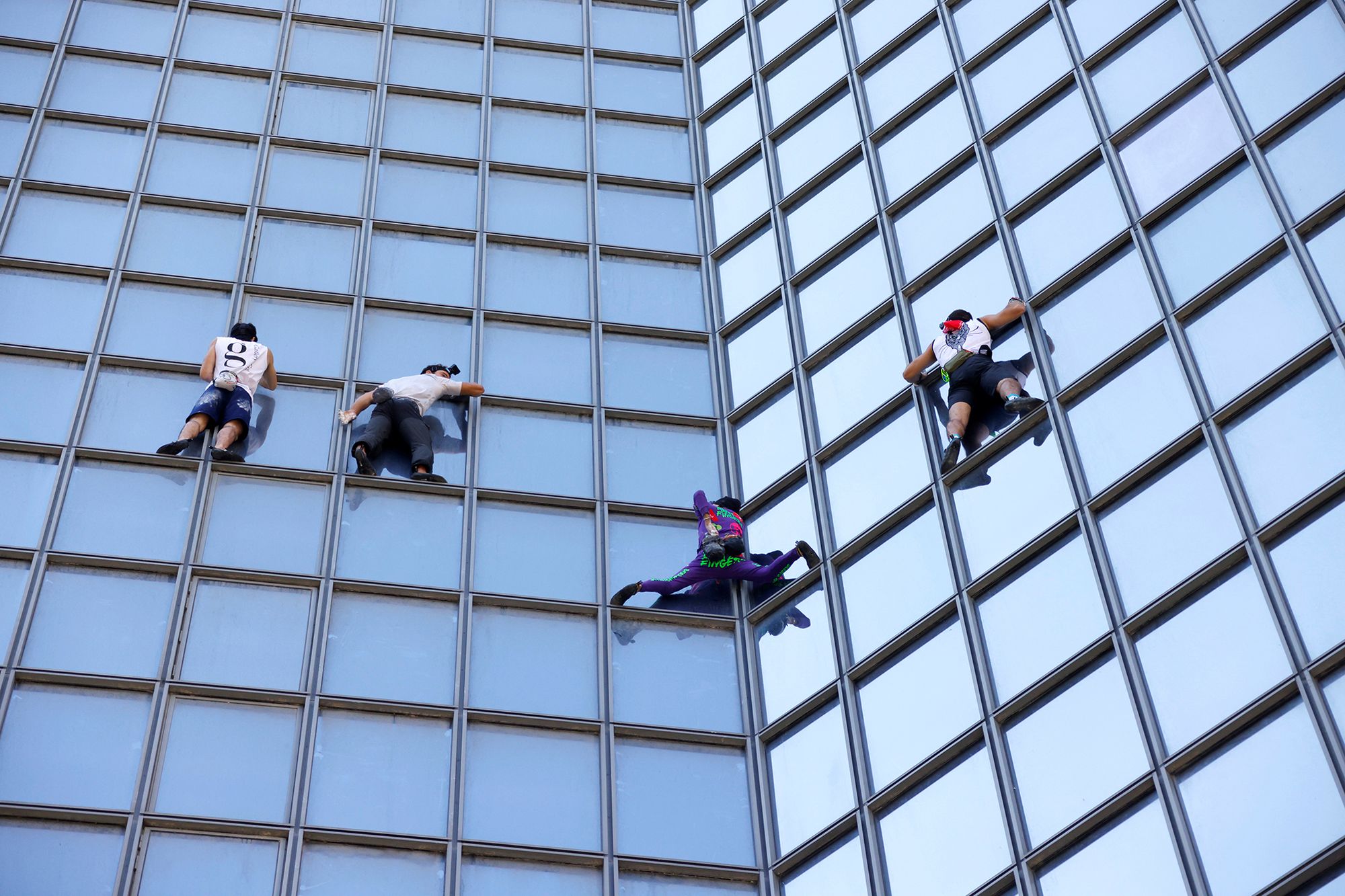 Marcin Banot u boku "Francuskiego Spidermana" wspiął się na 190-metrowy wieżowiec 3