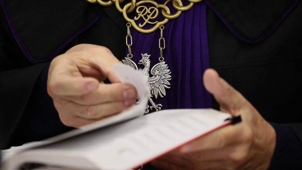 s�dzia
Warszawa, 03.10.2024. S�dzia na sali S�du Okr�gowego w Warszawie, 3 bm. S�d ma og�osi� wyrok w procesie dot. protest�w po wyroku Trybuna�u Konstytucyjnego w sprawie aborcji. (ls/awol) PAP/Leszek Szyma�ski
Leszek Szyma�ski
aborcja, liderki, organizacja, prawo, proces, protesty, rozprawa, S�d Okr�gowy, s�dowa, s�downictwo, sprawa karna, strajk kobiet, TK, wyrok TK, ilustracja, �a�cuch s�dziowski, kodeks