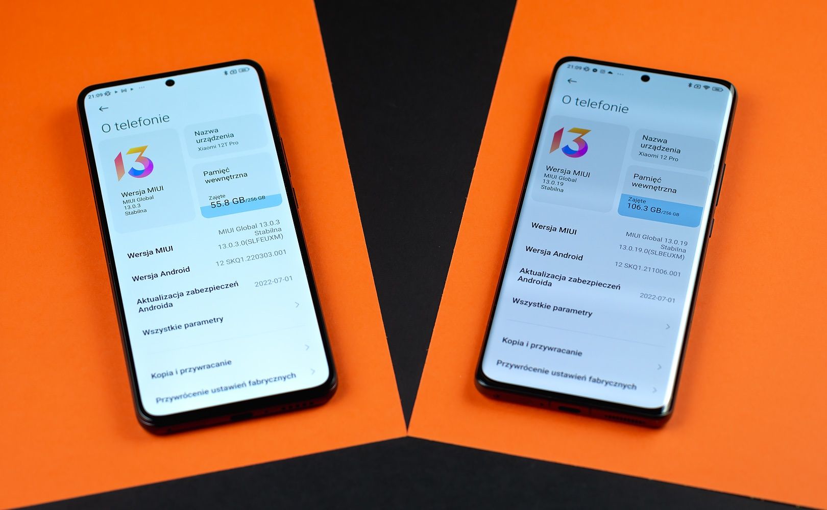 Xiaomi 12T Pro i Xiaomi 12 Pro - MIUI 13