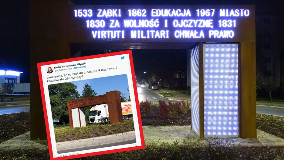 Tak wygląda Brama Niepodległości w Ząbkach po 4 latach