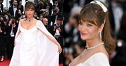 Wiecznie młoda Helena Christensen OLŚNIEWA w białej sukni z peleryną na Festiwalu Filmowym w Cannes (ZDJĘCIA)