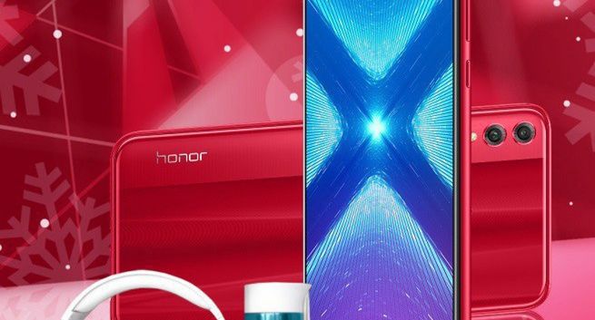 Czerwony Honor 8X w pakiecie prezentowym na Allegro za 1199 zł (wideo)
