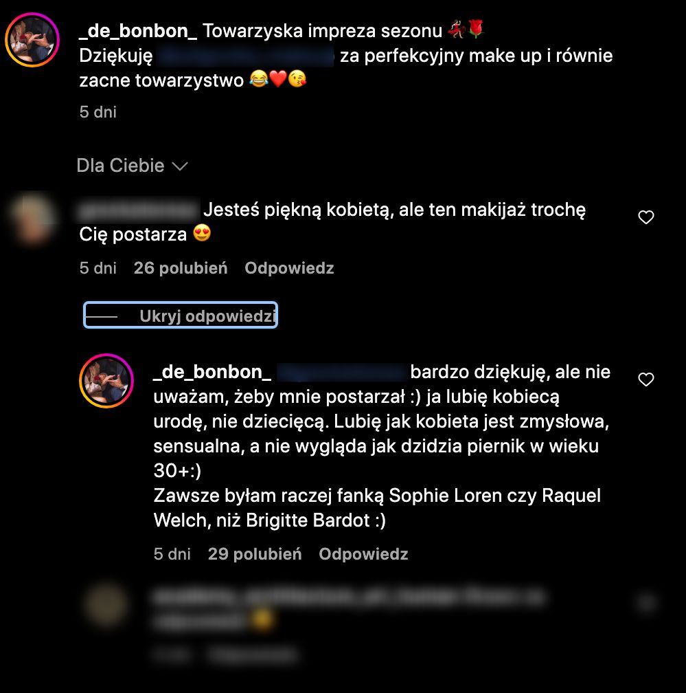 Ukochana Marcina Hakiela skrytykowana za makijaż