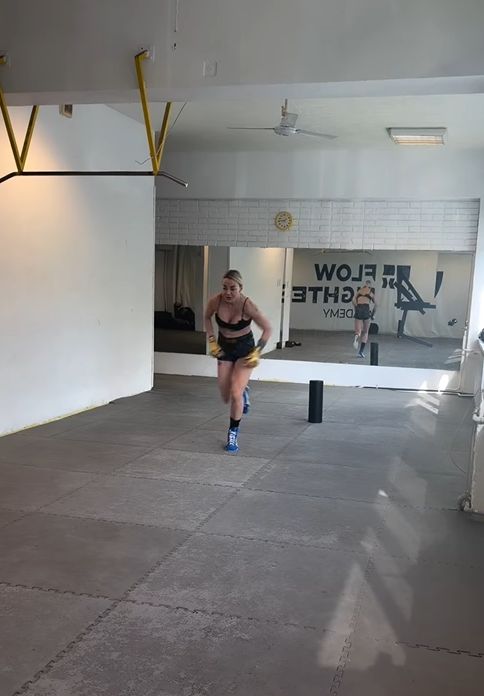 Marianna Schreiber podczas treningu