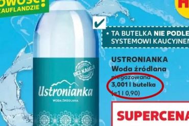 Ustronianka wprowadziła butelkę, nie podlegającą pod kaucję