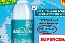 Ustronianka wprowadziła butelkę, nie podlegającą pod kaucję