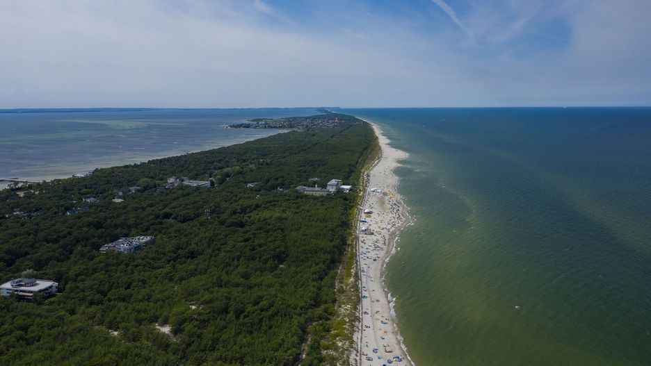 Półwysep Helski z lotu ptaka