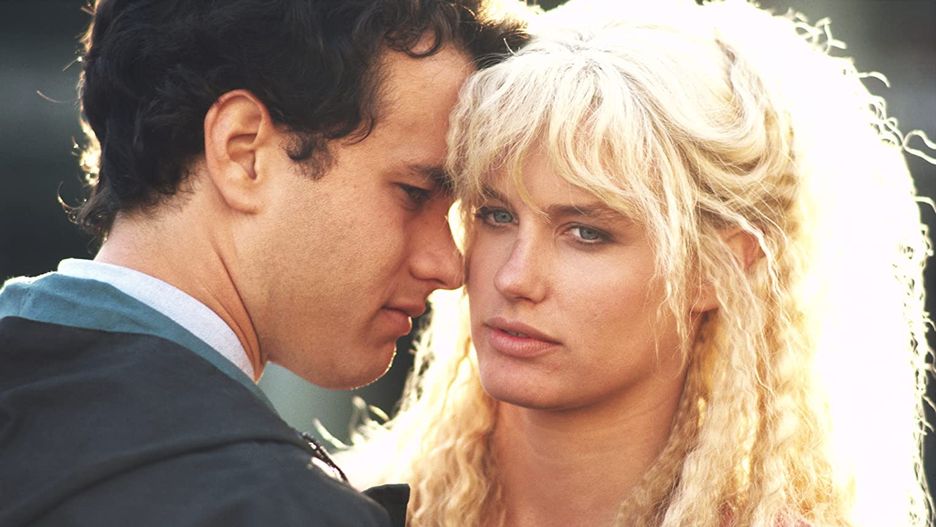 Tom Hanks i Daryl Hannah w filmie "Plusk" z 1984 r.
