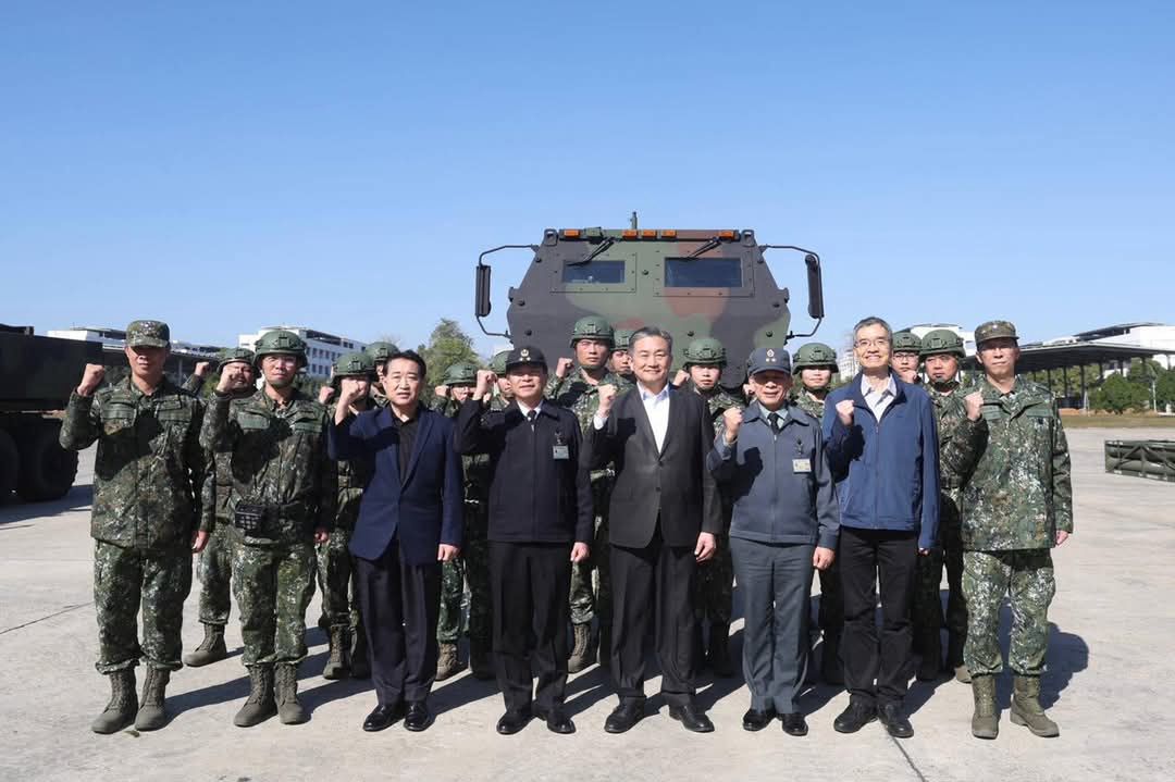 Presentation of operational HIMARS in Taiwan.