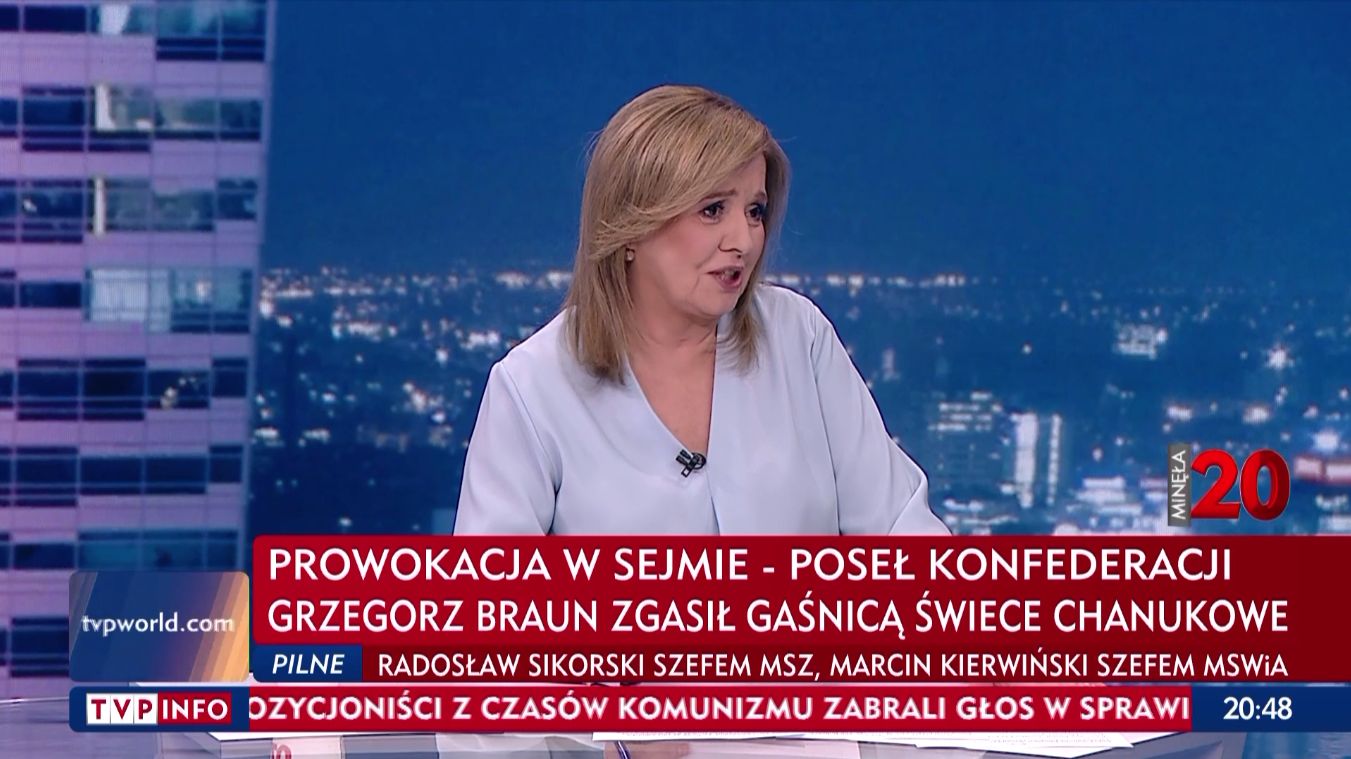 Zażarta dyskusja Danuty Holeckiej z gośćmi w "Minęła 20"