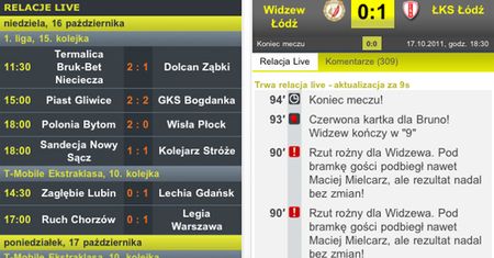 Polska Ekstraklasa na żywo w Twoim iPhonie