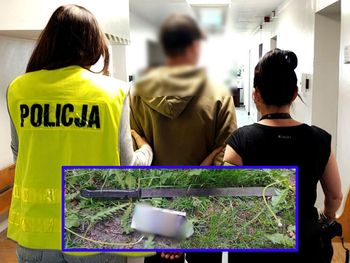 Chodził po terenie uczelni z  wielkim nożem i groził ludziom. 22-latek zatrzymany przez policję