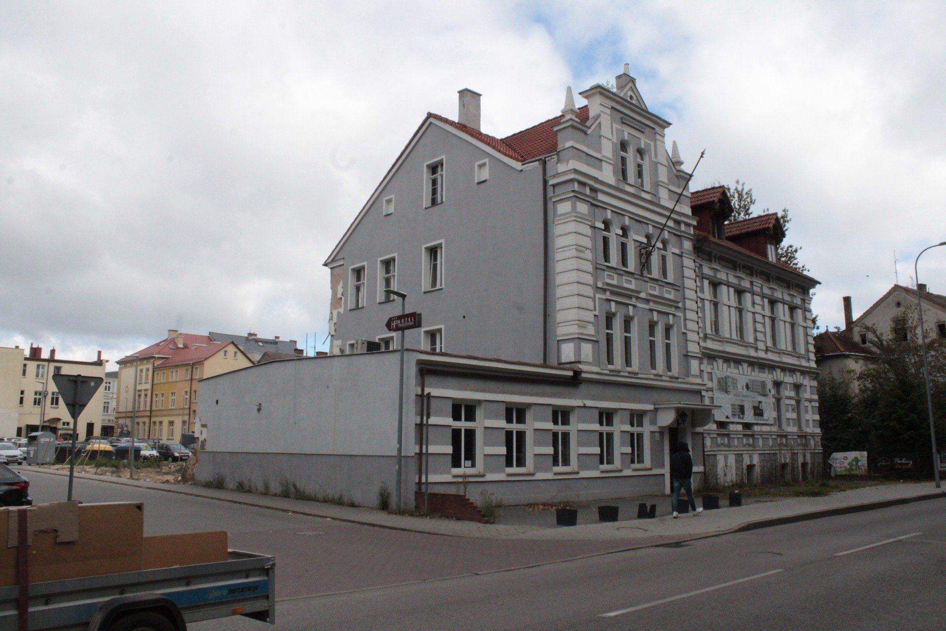 Hotel Oskar w trakcie przebudowy