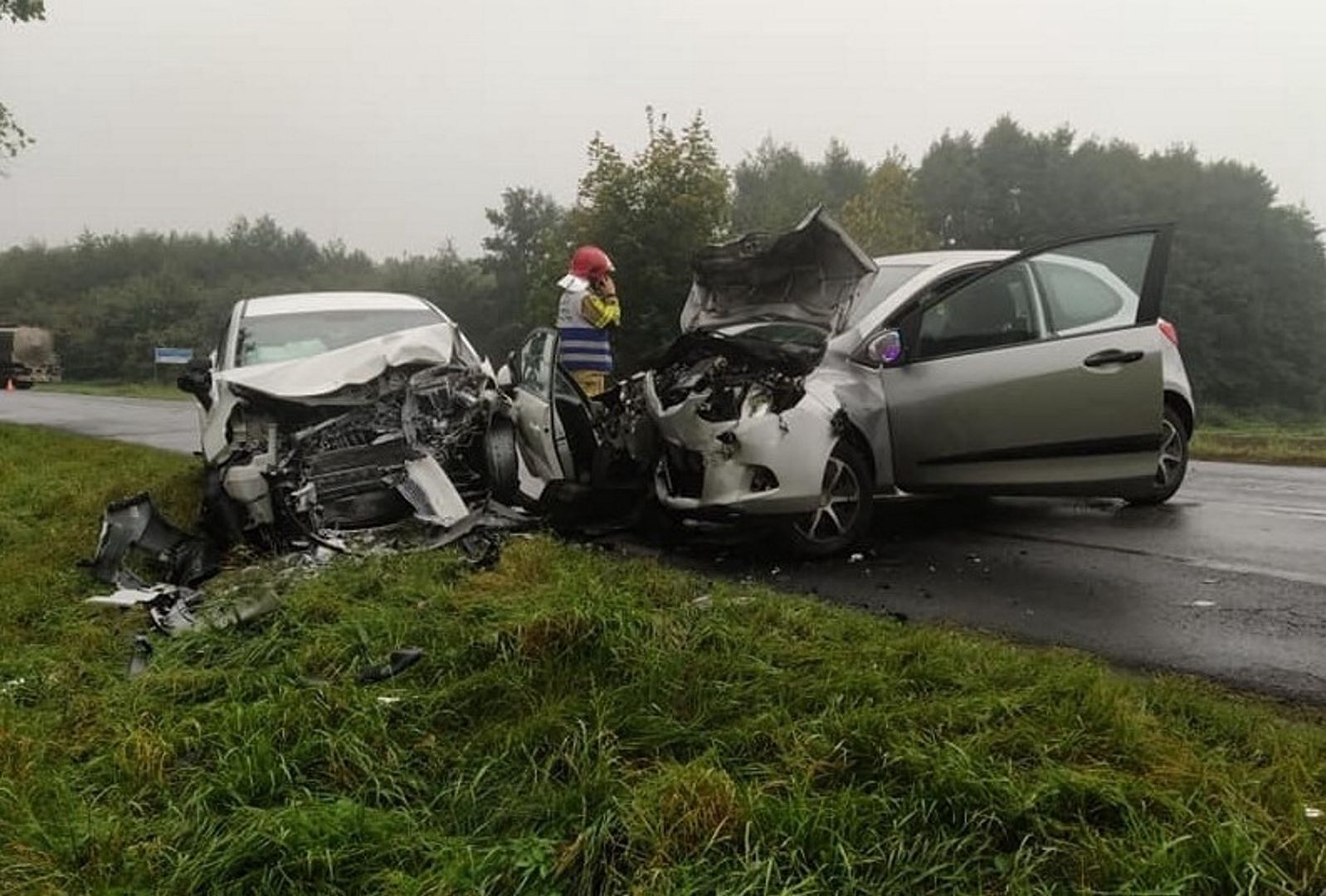 Kursant jechał "eLką". Szczegółowe okoliczności wypadku pod Lesznem