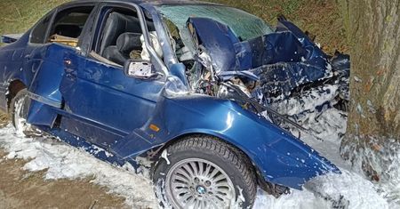 Tragiczny wypadek w wigilijną noc. Nie żyje 24-latek