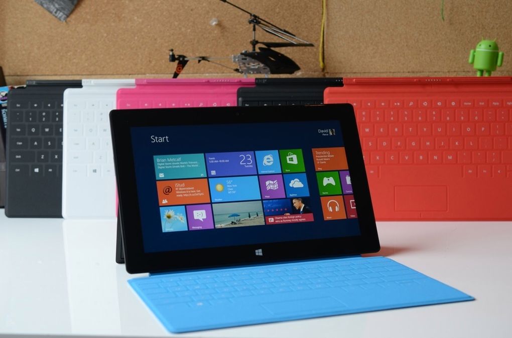 Microsoft Surface z Windowsem RT | fot. theverge.com