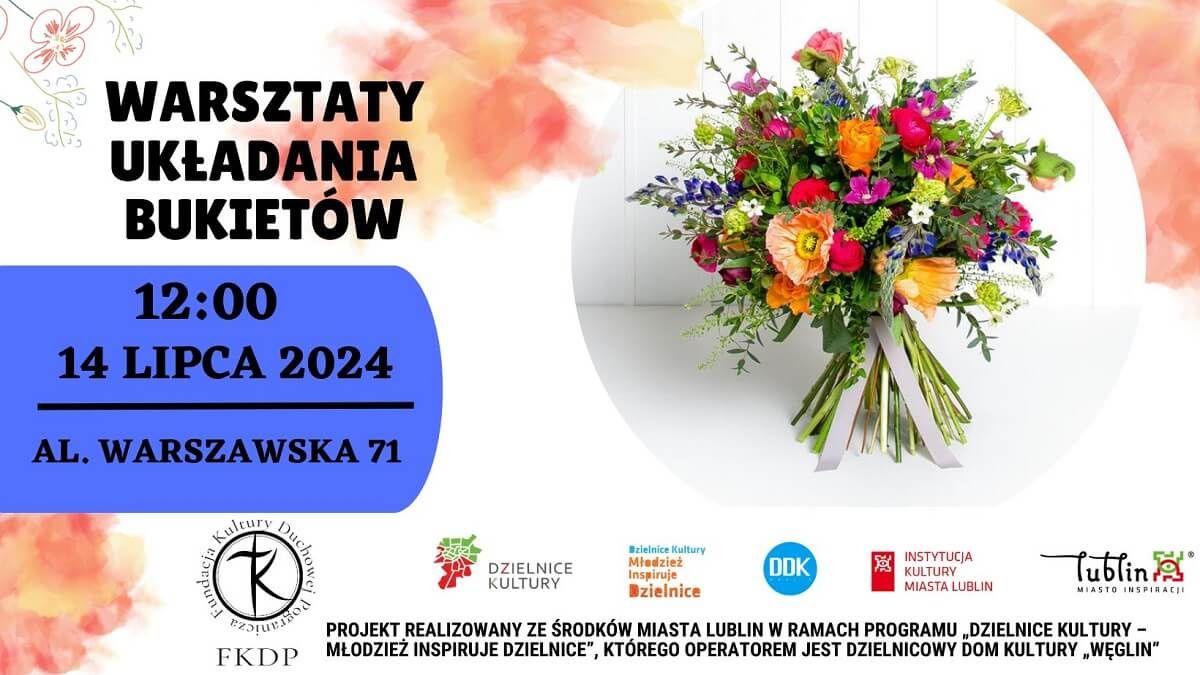 warsztaty układania bukietów