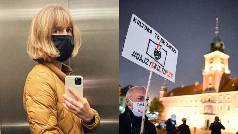 Pozująca w windzie Marta Wierzbicka odpiera atak internauty: "Najpierw strajki, lansik, a później maseczki"