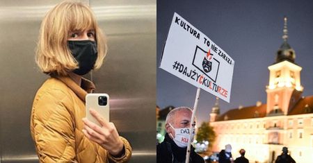 Pozująca w windzie Marta Wierzbicka odpiera atak internauty: "Najpierw strajki, lansik, a później maseczki"