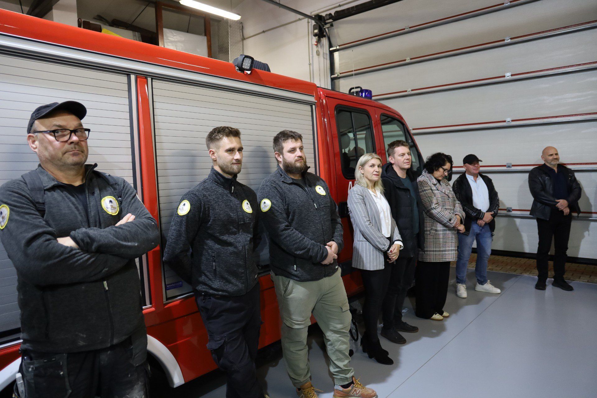 W środę, 22 października, strażacy podziękowali tym, dzięki którym udało się przeprowadzić remont garażu