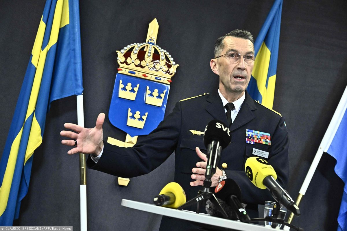 Dowódca szwedzkich sił zbrojnych, generał Micael Bydén