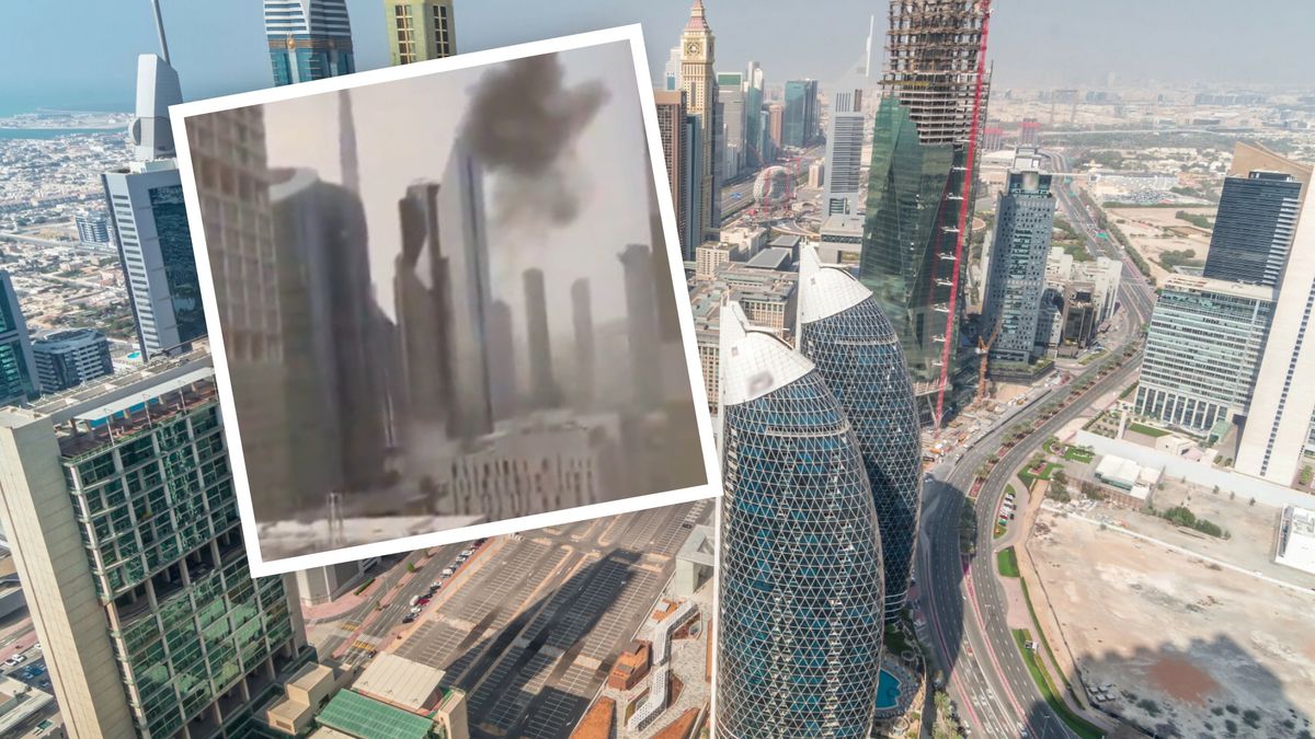 Dron Iranu uderzył w centrum finansowe Dubaju