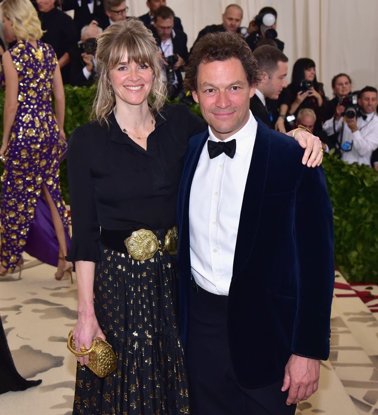 Catherine Fitzgerald i Dominic West na Met Gali