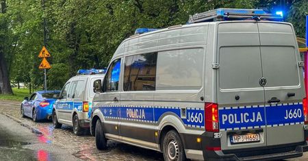 Nysa: Tak się skupił na driftowaniu, że nie zauważył policji