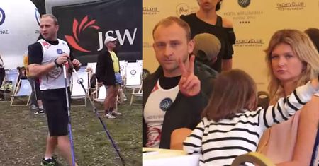 Borys Szyc z dziewczyną i dziećmi!