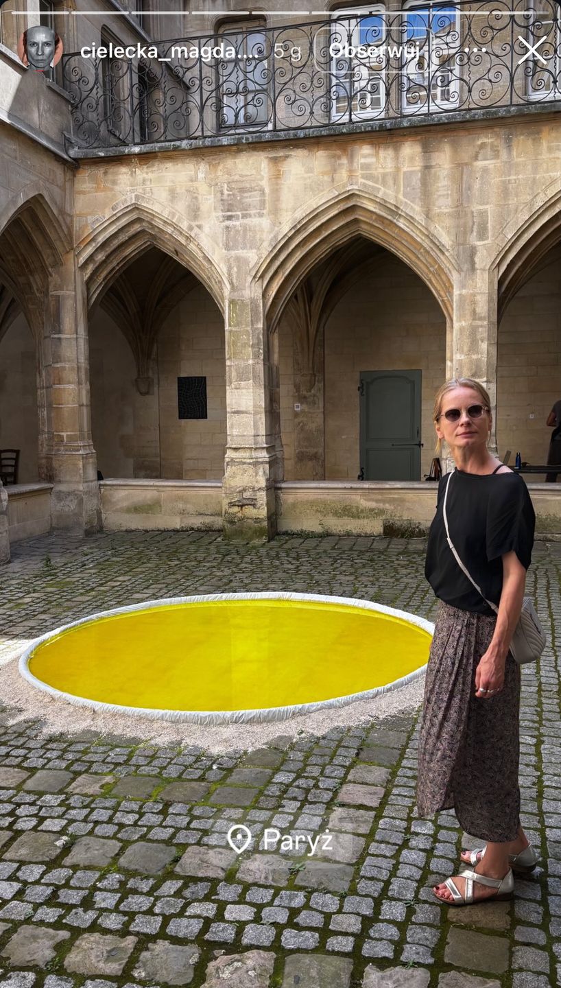 Magdalena Cielecka w Paryżu