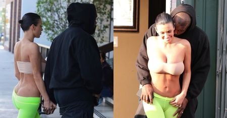 Kanye West OBŁAPIA żonę na ulicach Los Angeles. Bianca znów postawiła na RYZYKOWNĄ kreację. Para jak z obrazka? (ZDJĘCIA)