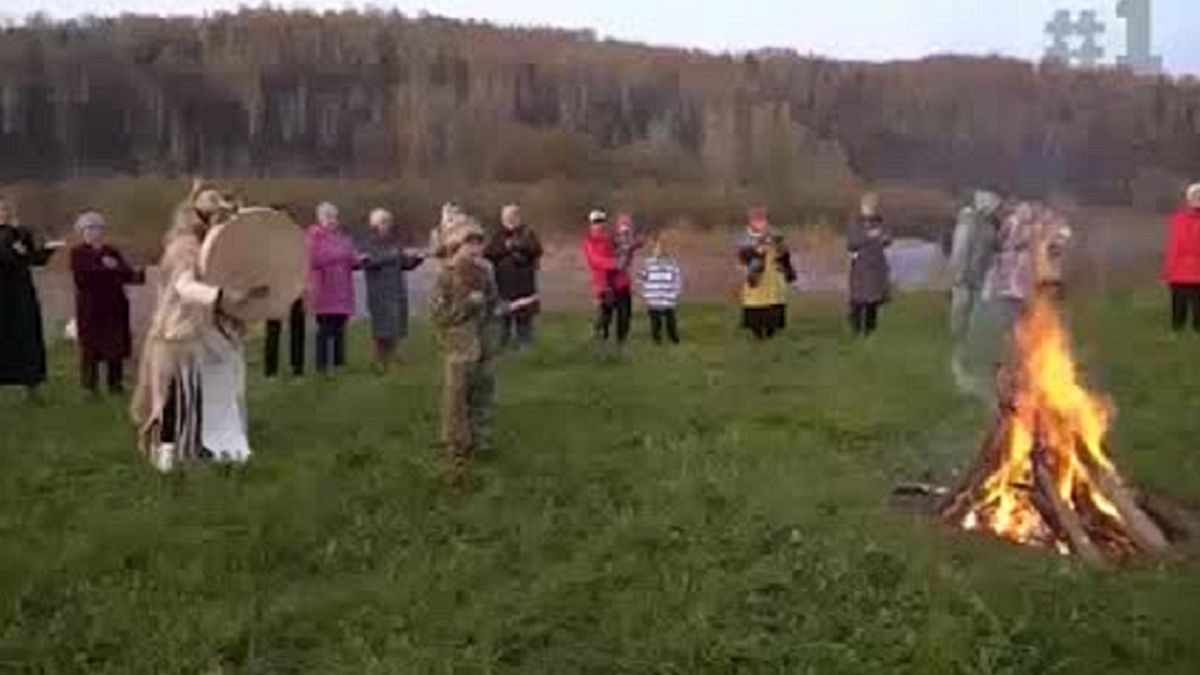 Ceremonia rosyjskich szamanów 