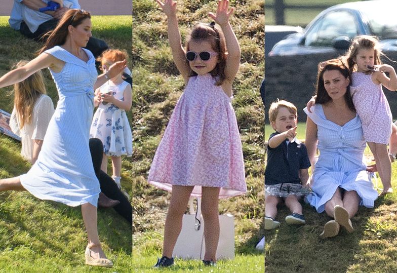 Niedzielne popołudnie księżnej Kate z dziećmi