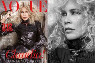 Claudia Schiffer świętuje 30-lecie pracy na okładce "Vogue'a"