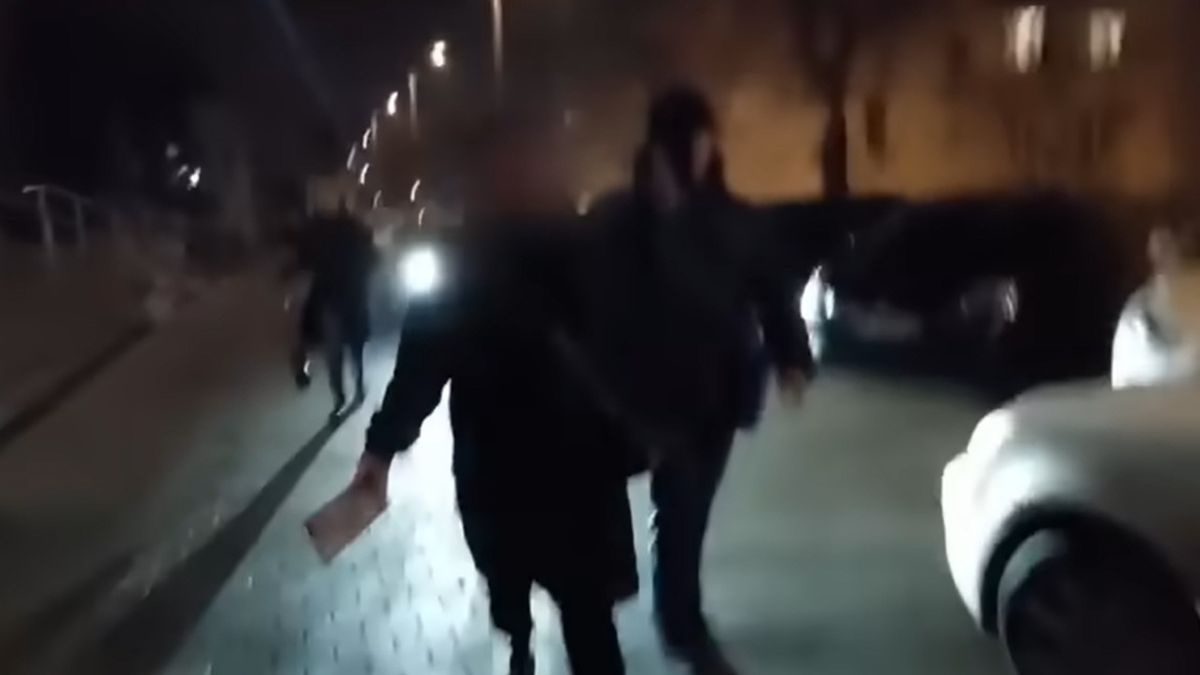 Awantura pod kościołem w Warszawie