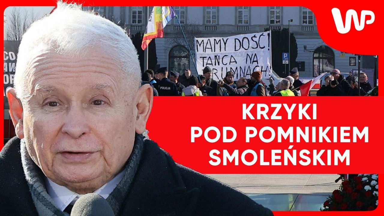 Sceny w Warszawie. Kaczyński przemawiał i rozległy się krzyki