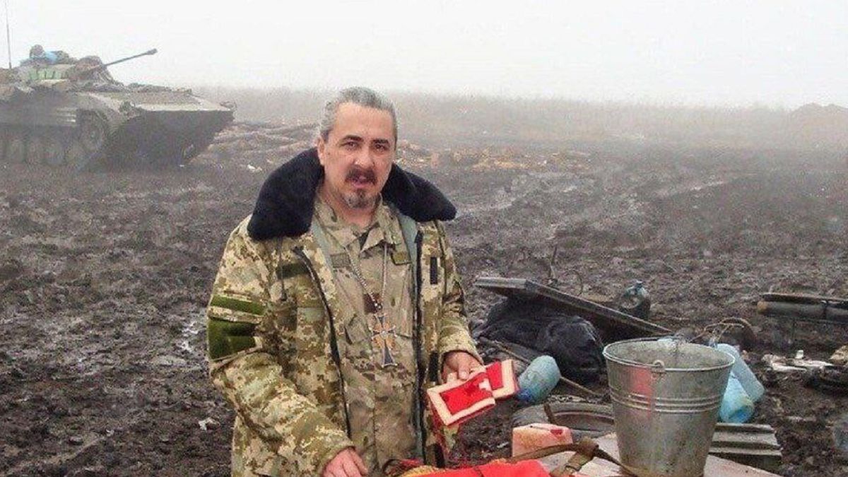Ukraiński duchowny został wzięty do niewoli.