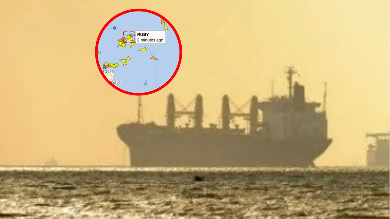 Stranded ship with "floating megabomb" stirs EU tensions