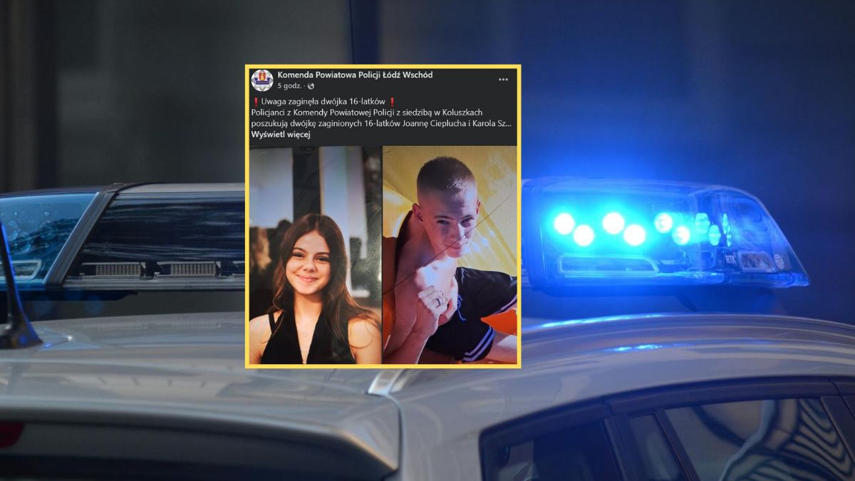 Policja i rodziny szukają dwojga 16-latków  