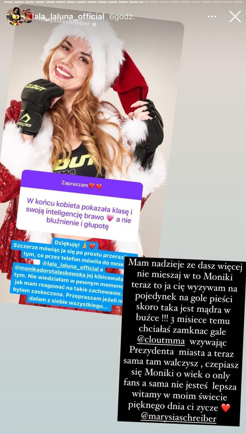 Laluna kłóci się z Marianną Schreiber