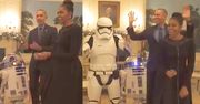 Michelle i Barack Obama tańczą z R2-D2!