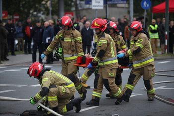 Kraków: Zamknięte skrzyżowanie i wstrzymane tramwaje w Nowej Hucie