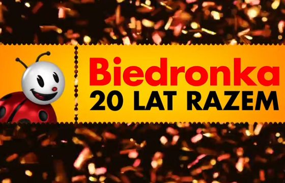 Produkty vintage i reklamy wizerunkowe na 20-lecie Biedronki (wideo)