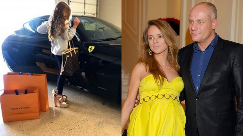 8-letnia córka byłej kochanki Piotra Zelta pozuje w butach na wysokim obcasie