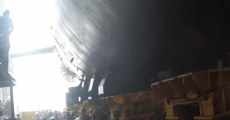 Rosja: Atomowy okręt podwodny Krasnojarsk zwodowany