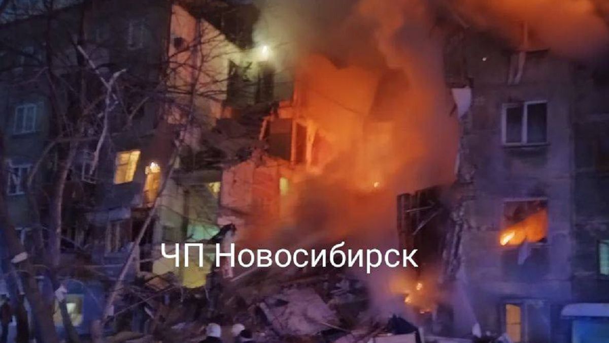 Wybuch gazu w Nowosybirsku