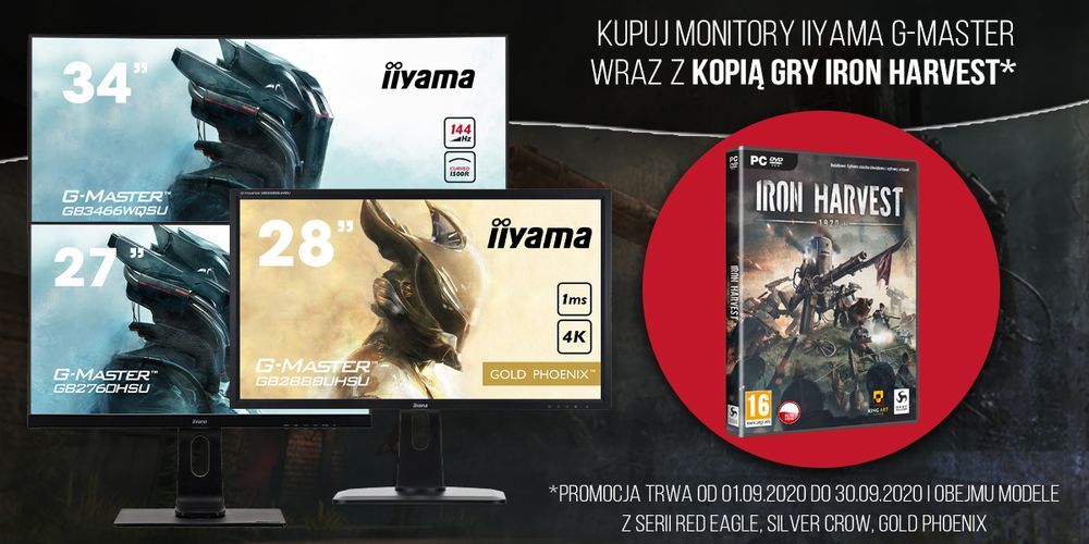 iiyama - promocja z grą Iron Harvest