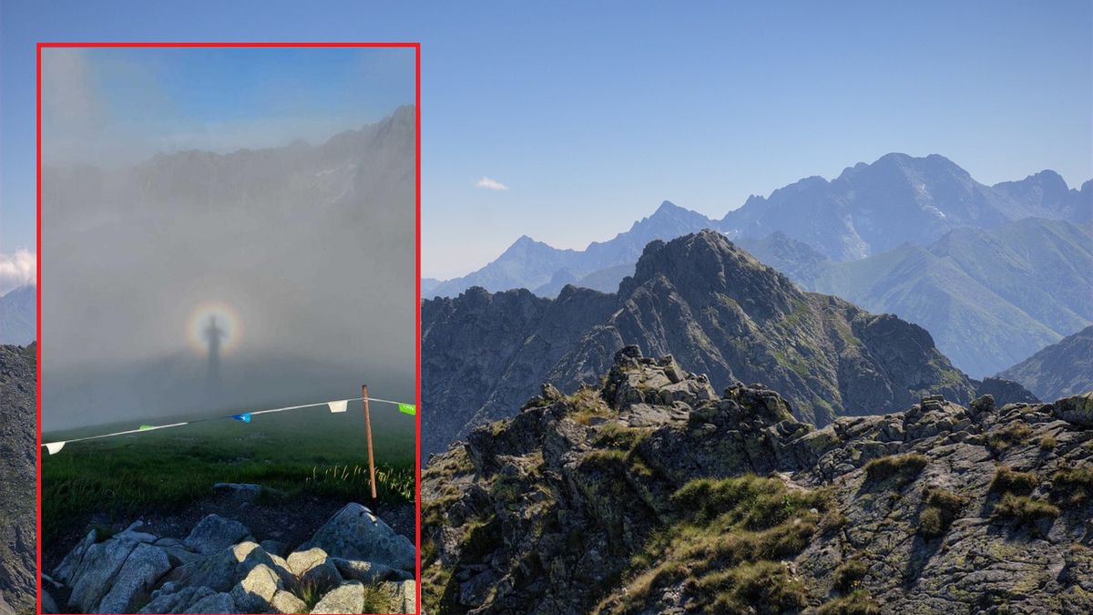 Widmo Brockenu to niezwykle rzadkie zjawisko, które można spotkać w górach