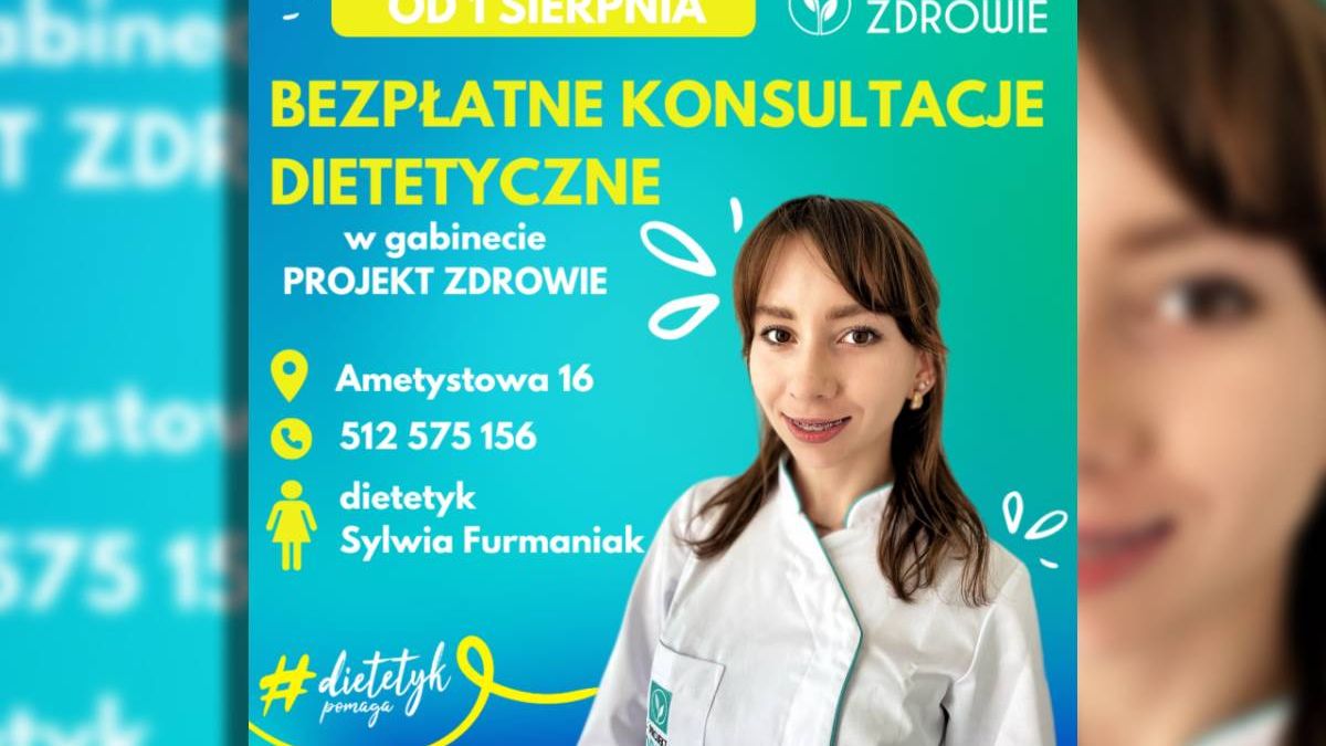 grafika Dietetyczne konsultacje - także w wakacje